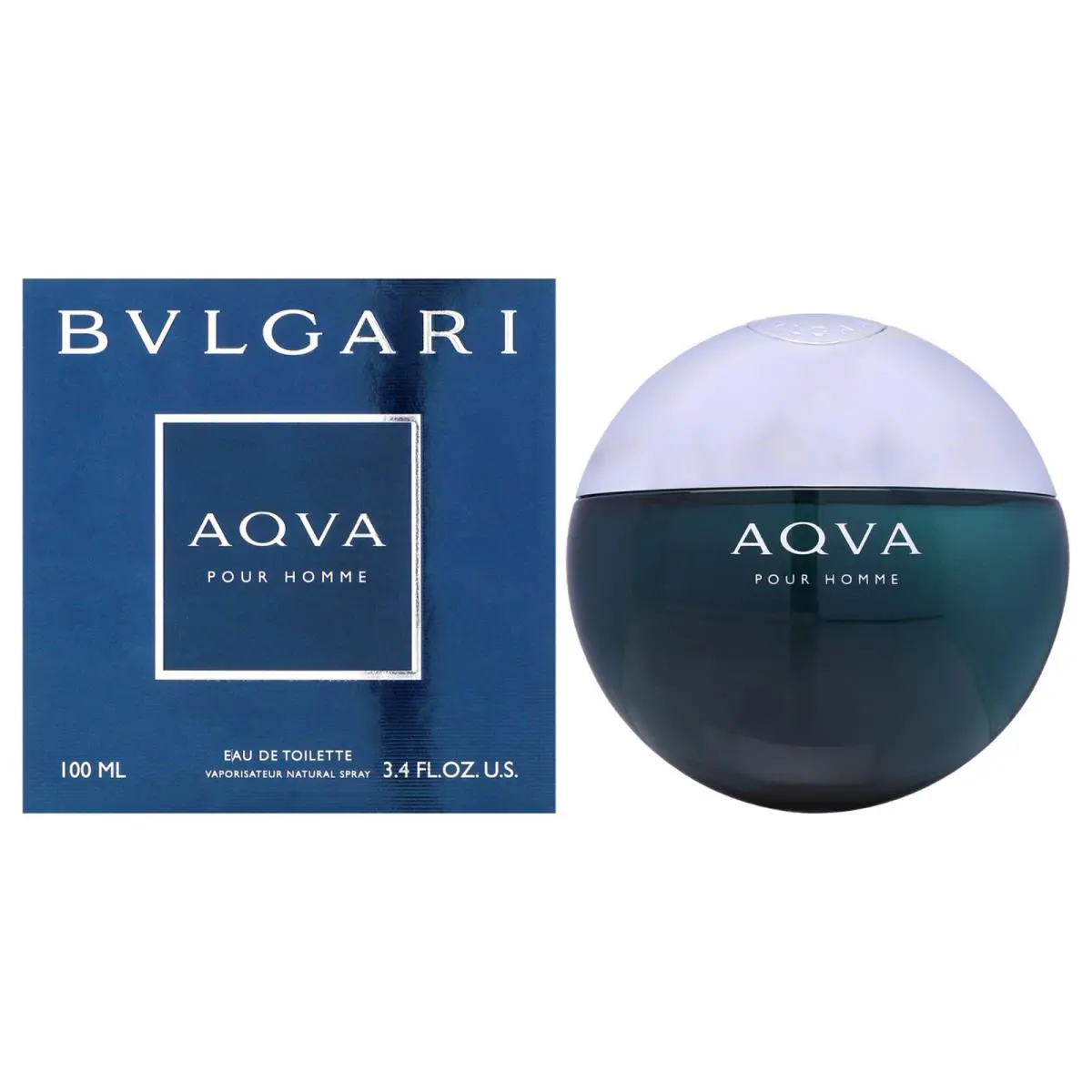Bvlgari Aqva For Men 3.4 oz Edt Spray Fresh Aquatic Long Lasting Cologne