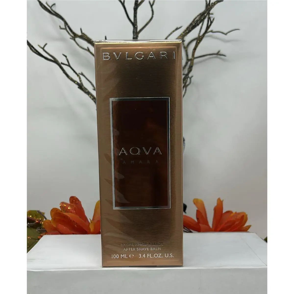 Bvlgari Aqva Amara 3.4oz Woody Aquatic After Shave Balm For Men