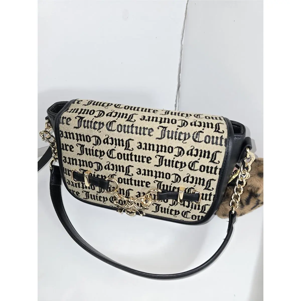 Juicy Couture Crossbody Monogram Flap Shoulder Bag – Vintage Style