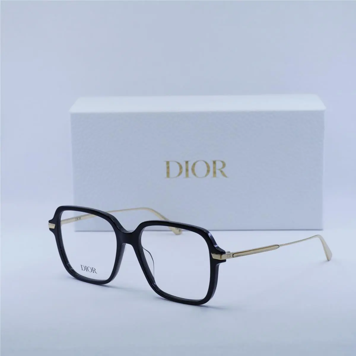 Gemdioro S5I 1200 Shiny Black 54mm Eyeglasses by Dior