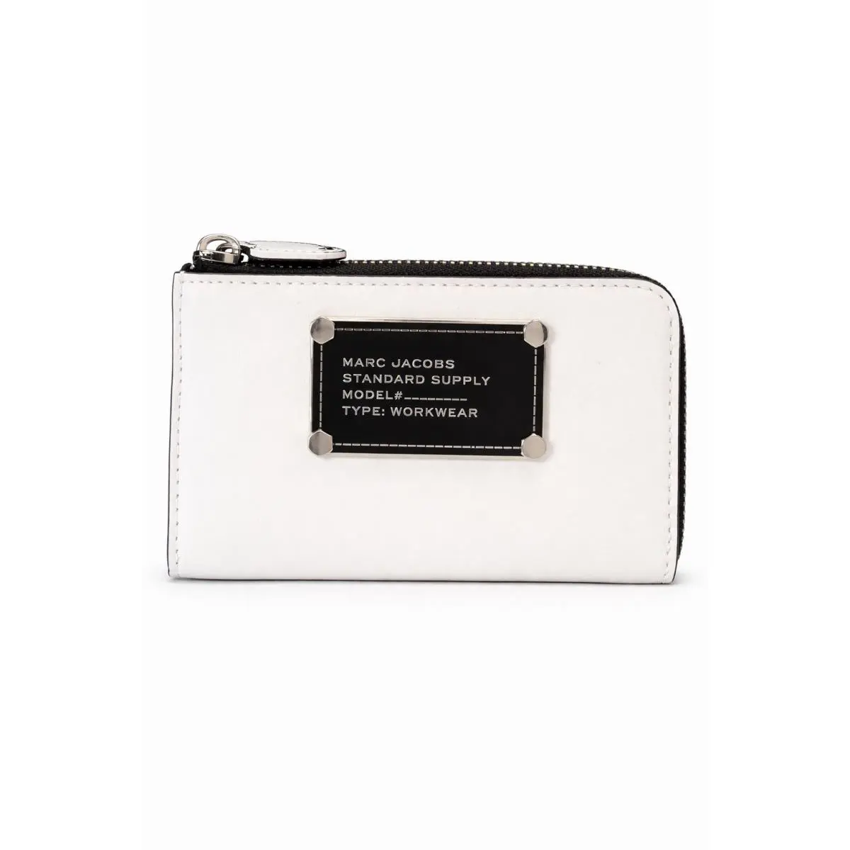 Marc Jacobs Standard Supply Workwear Card Holder Cotton White