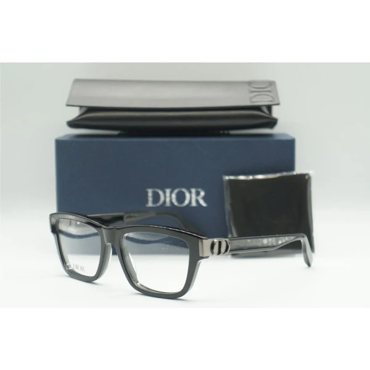 Christian  CD Icono S1I 1000 Shiny Black Sunglasses 55-17 by Dior
