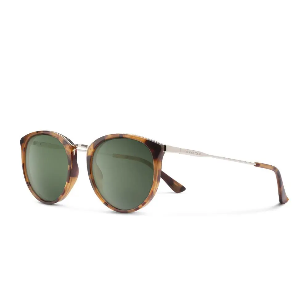 Smith Optics Suncloud Dana Sunglasses - Yellow Tortoise - Gray Green