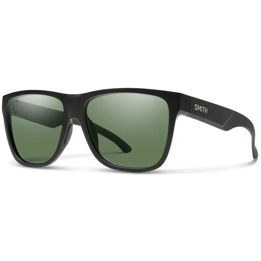 Smith Lowdown XL 2 Sunglasses - Chromapop Polarized Gray Green - Matte Black