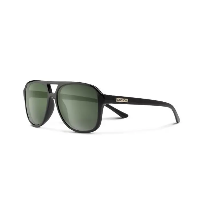 Suncloud Sandy Sunglasses - Black - Gray Green by Smith Optics