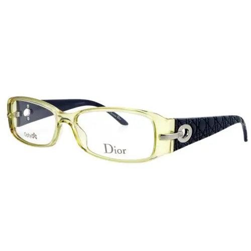 Christian  CD3186 EI2 55mm Yellow Translucnt Gray Eyeglasses Frame Italy by Dior