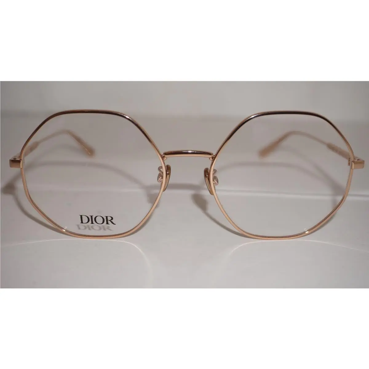 Christian Dior Eyeglasses Gold Hexagon Gemdioro R20 E000 56 18 145