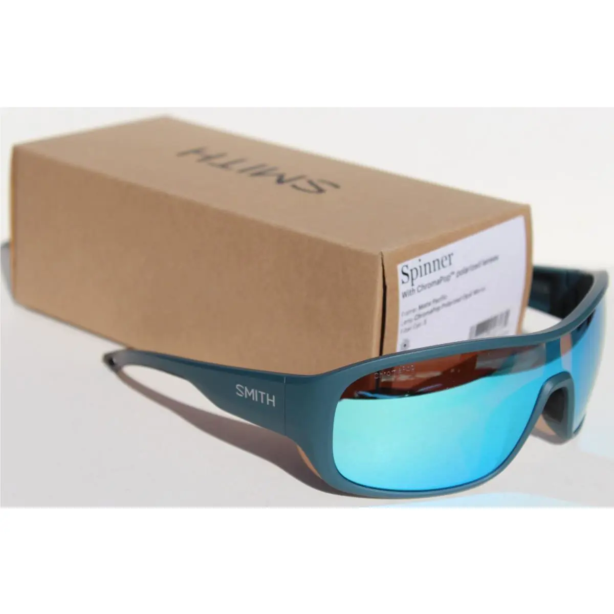 Smith Optics Spinner Polarized Sunglasses Pacific/chromapop Opal Mirror