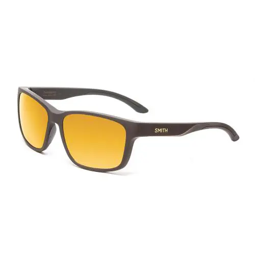 Smith Outback Sunglasses Matte Gravy Frame Polarized Bronze Mirror Lens - Frame: Gray, Lens: Gold