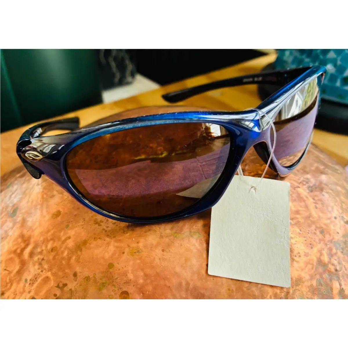 Smith Optics Sunglasses Spawn Blue Italy Blue Frames Brown Lens 115mm