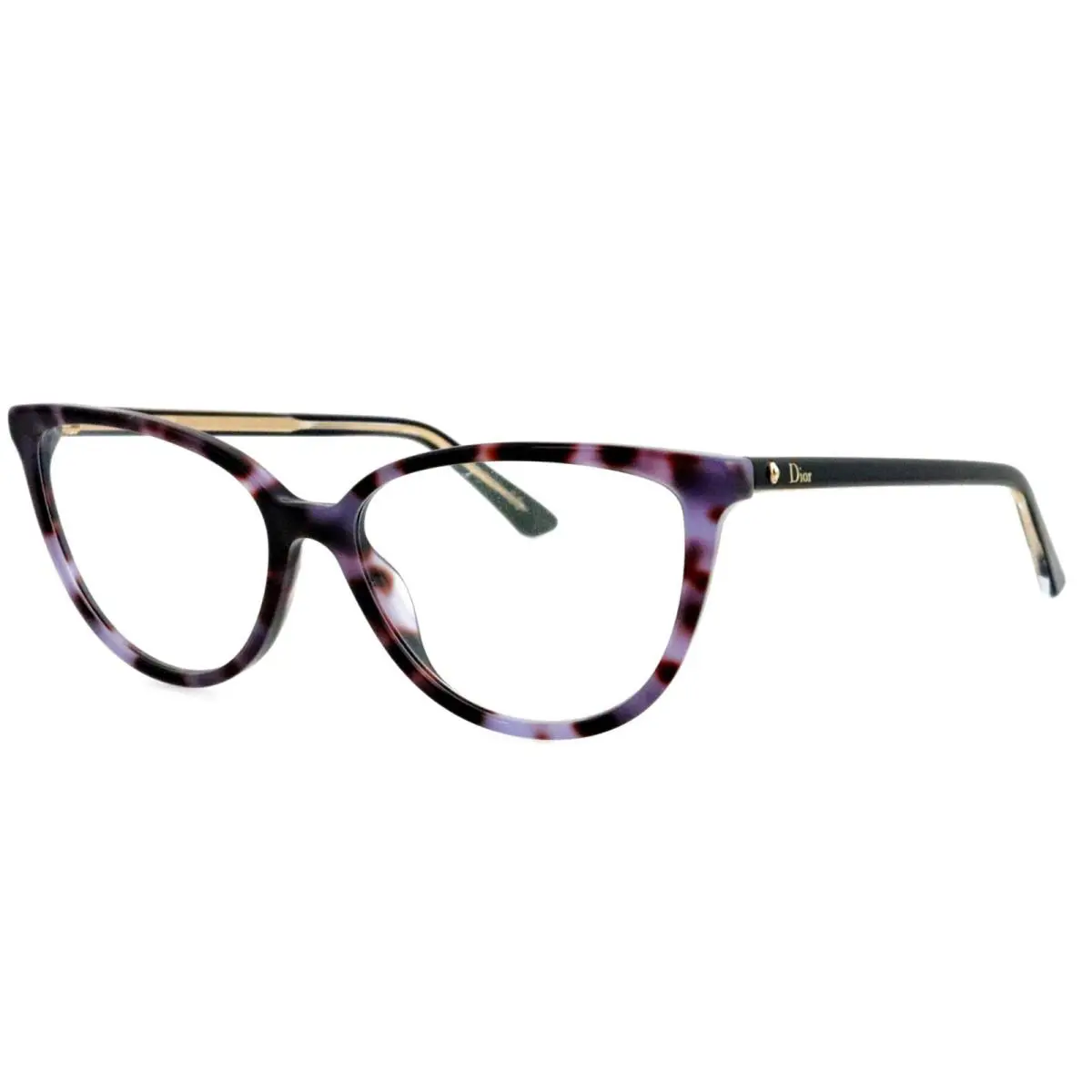 Christian  Montaigne N°33 TG7 52mm Purple Havana Eyeglasses Frames Italy by Dior
