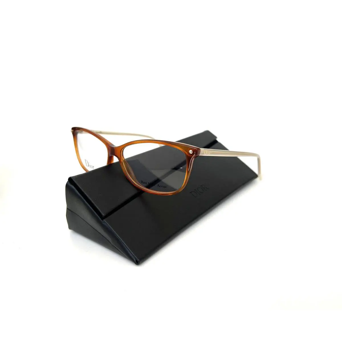 Christian  Frames CD3271 3LL 55 13 140 Light Havana Eyeglasses Acetate by Dior