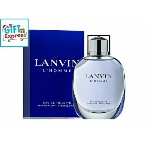 Lanvin L`homme For MEN-EDT-SPRAY-3.4 OZ-100 Ml-authentic- Made IN France
