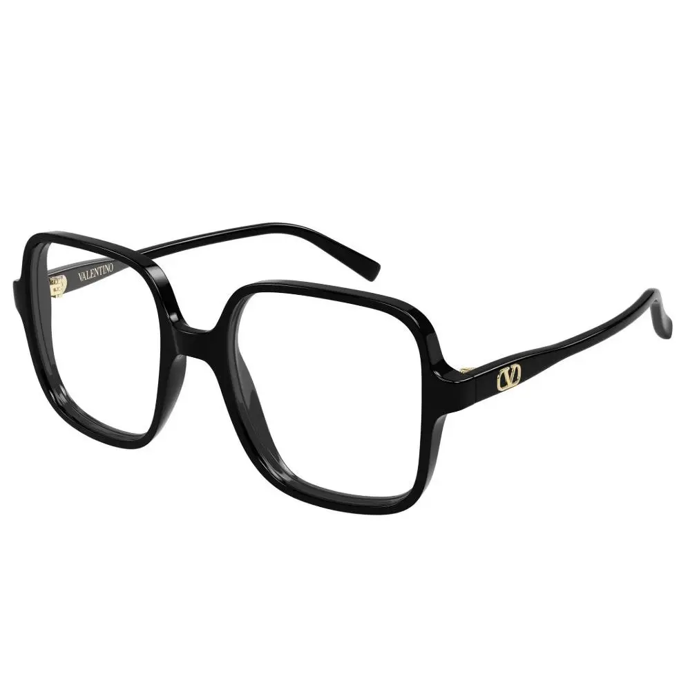 Valentino VG0021O -001 Glossy Black Eyeglasses 53-18-140