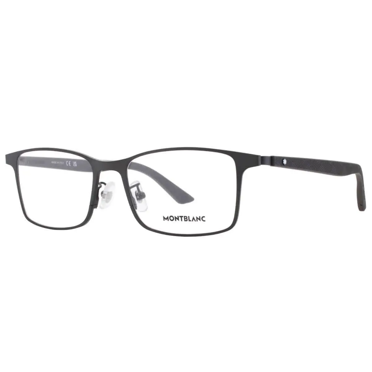 Montblanc Demo Rectangular Men`s Eyeglasses MB0361O 008 56 MB0361O 008 56