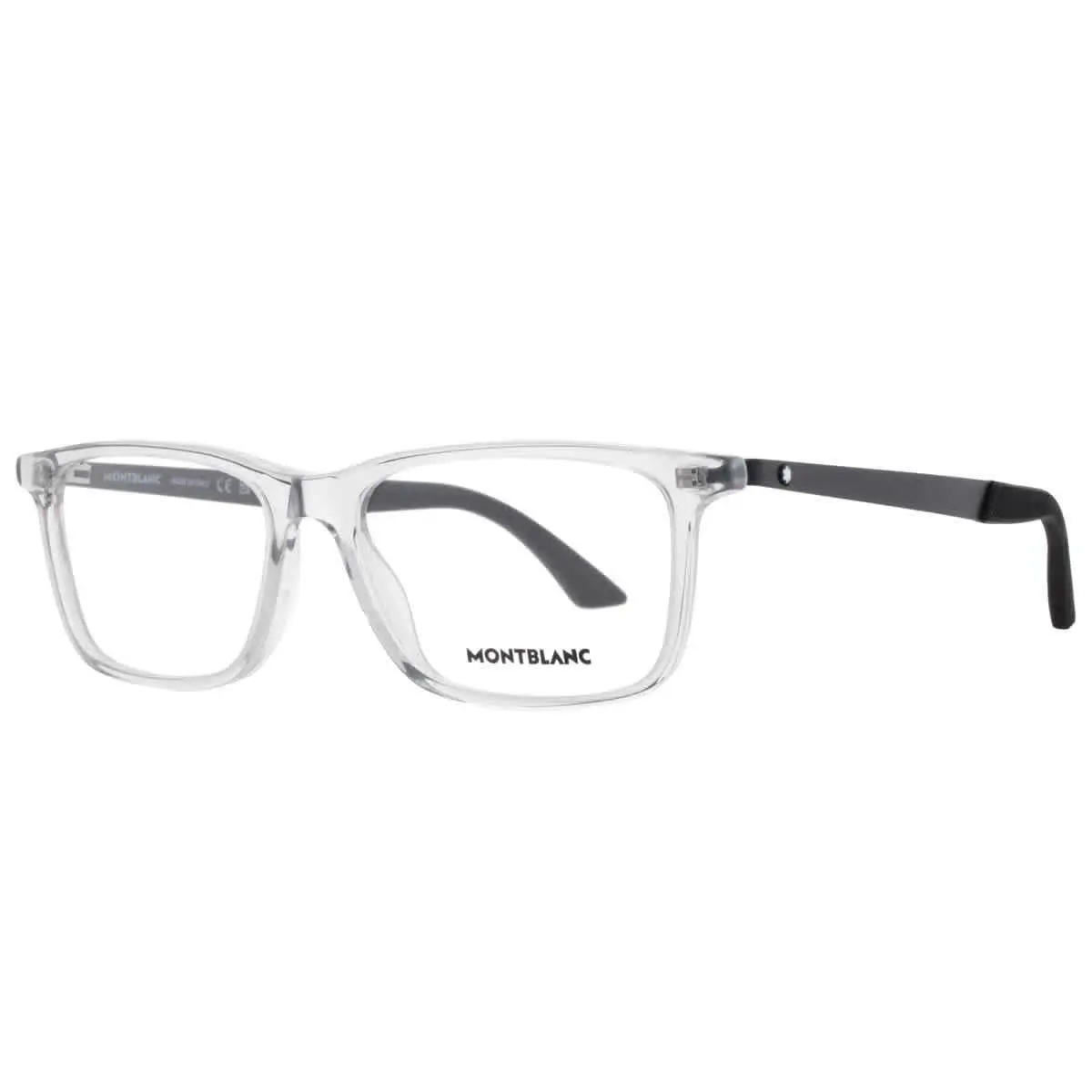Montblanc Demo Rectangular Men`s Eyeglasses MB0333O 002 55 MB0333O 002 55