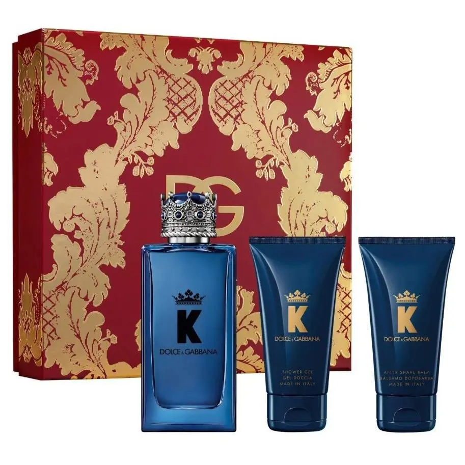 Diesel Dolce Gabbana K For Men 3 Pcs Gift Set 3.3 oz Edp Spray + Shower Gel + Shave