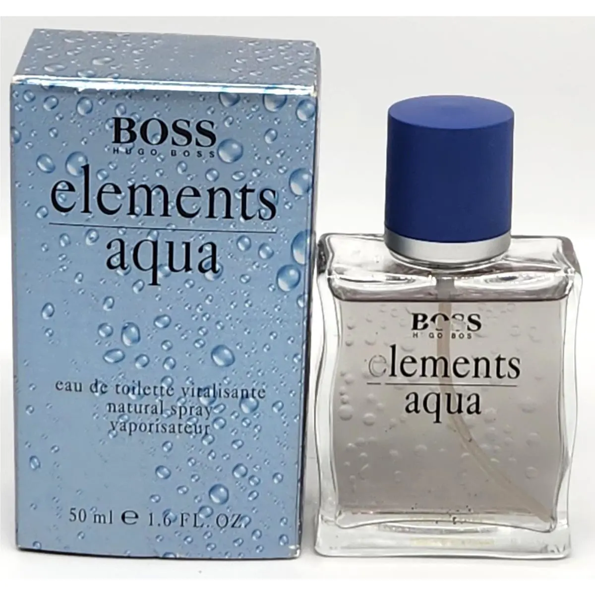 Boss Elements Aqua By Hugo Boss For Men Eau de Toilette Spray 1.7 fl oz