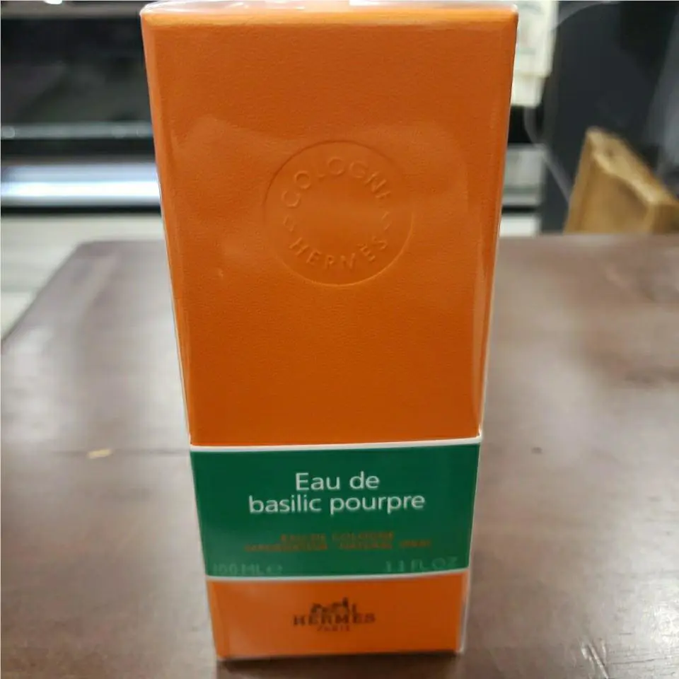 Eau De Basilic Pourpre by Hermes Eau De Cologne Spray Unisex 3.3 oz