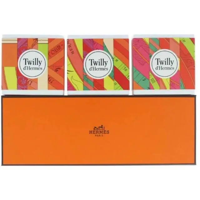 Hermes Twilly D`hermes Perfumed Body Soap 3.5 oz 100 g x3 Gift Box Set