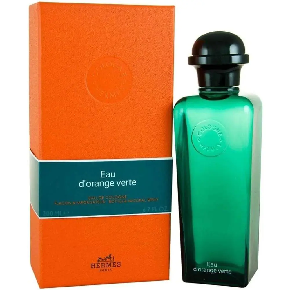 Eau D`orange Verte HERMES-UNISEX-EDC-SPRAY-6.7 OZ-200ML-AUTHENTIC-MADE IN France