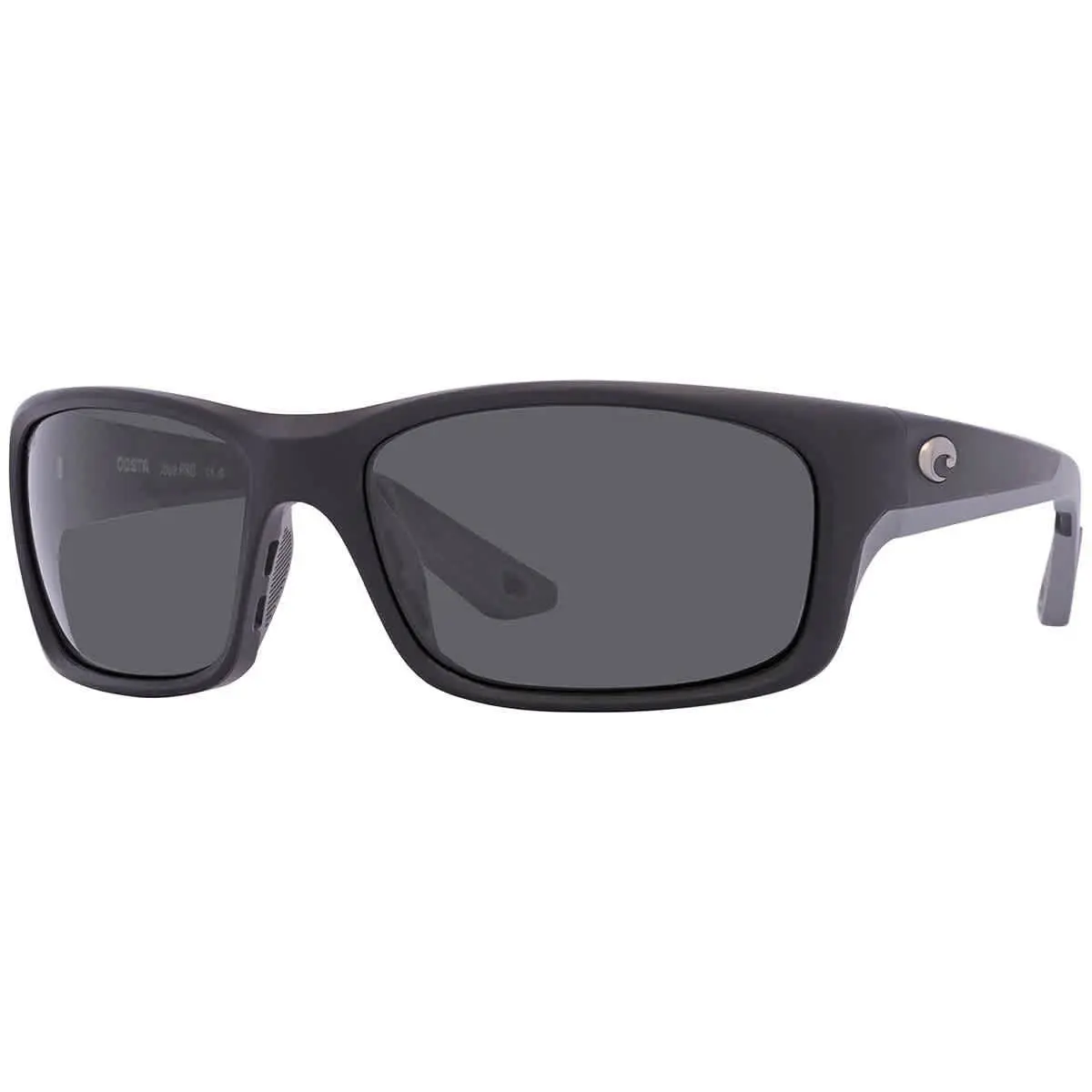 Costa Del Mar Jose Pro Grey Polarized Glass Men`s Sunglasses 6S9106 910604 62 - Black, Frame: Black, Lens: Grey