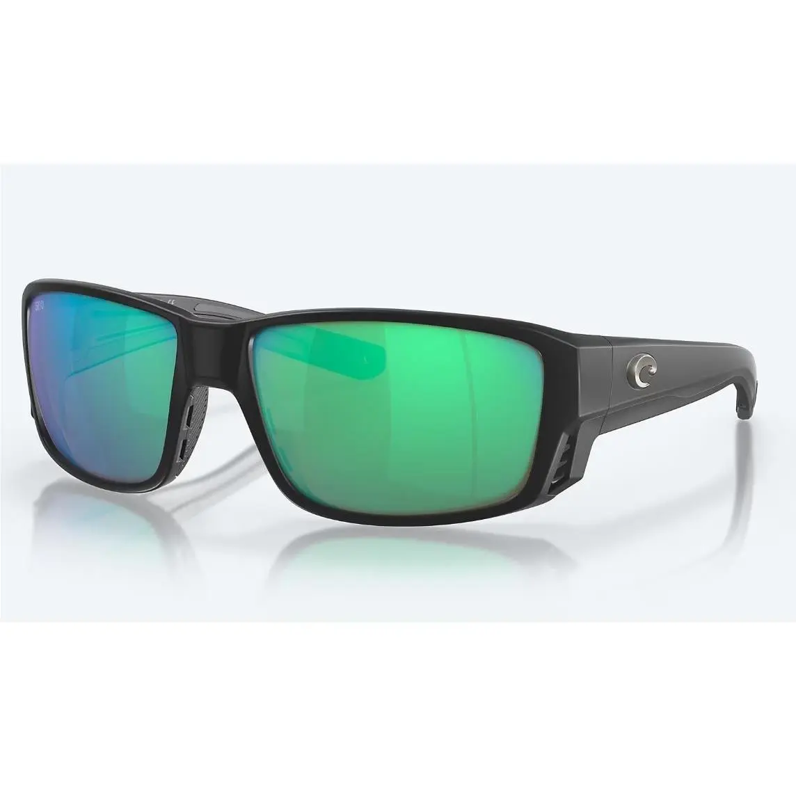 Costa Del Mar Tuna Alley Pro Matte Black / Green Mirror Polarized Glass 580G