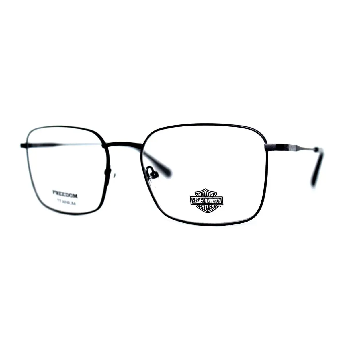 Harley Davidson HD9021 002 Black Eyeglasses Frame 58MM W/case - Frame: Black