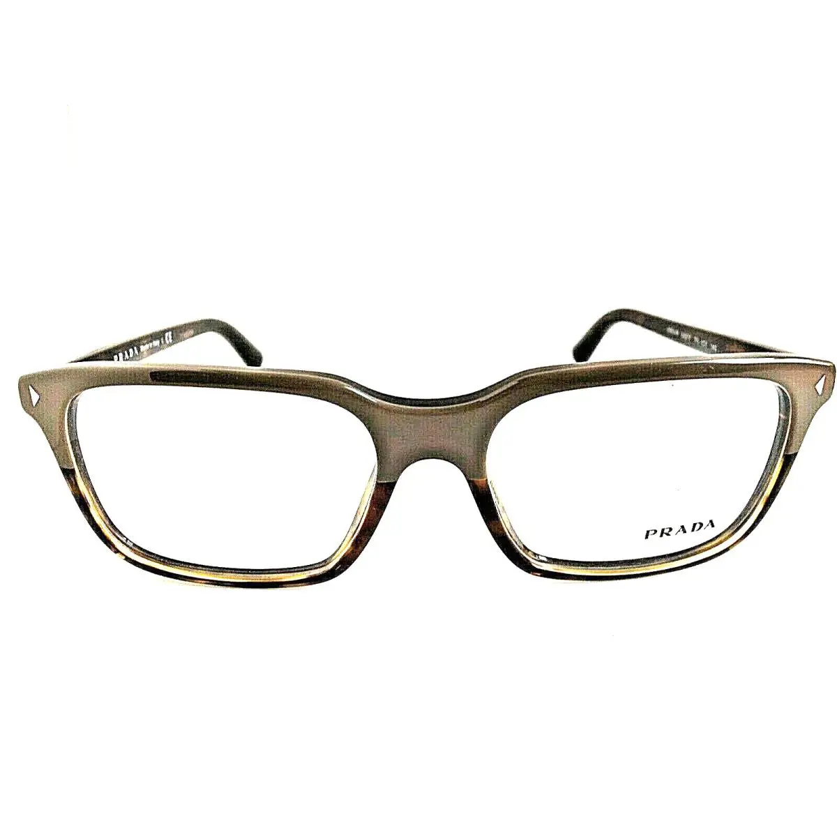Prada VPR0R4 LFT-1O1 Rx 54mm Gray Havana Men`s Eyeglasses Frame