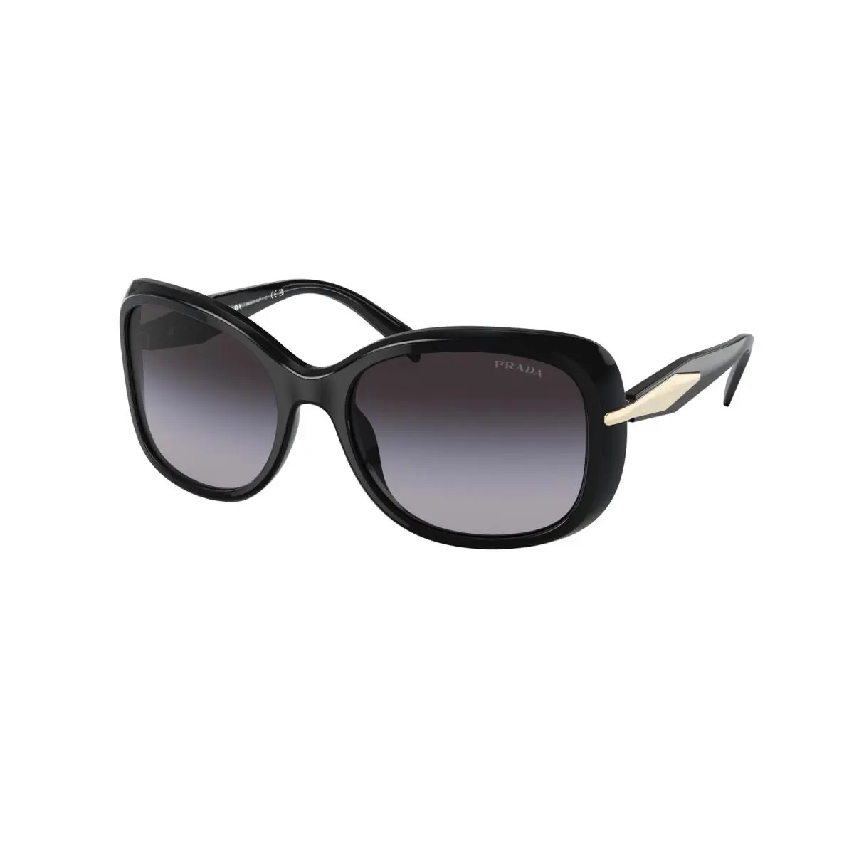 Prada 04ZS Sunglasses 1AB09S Black