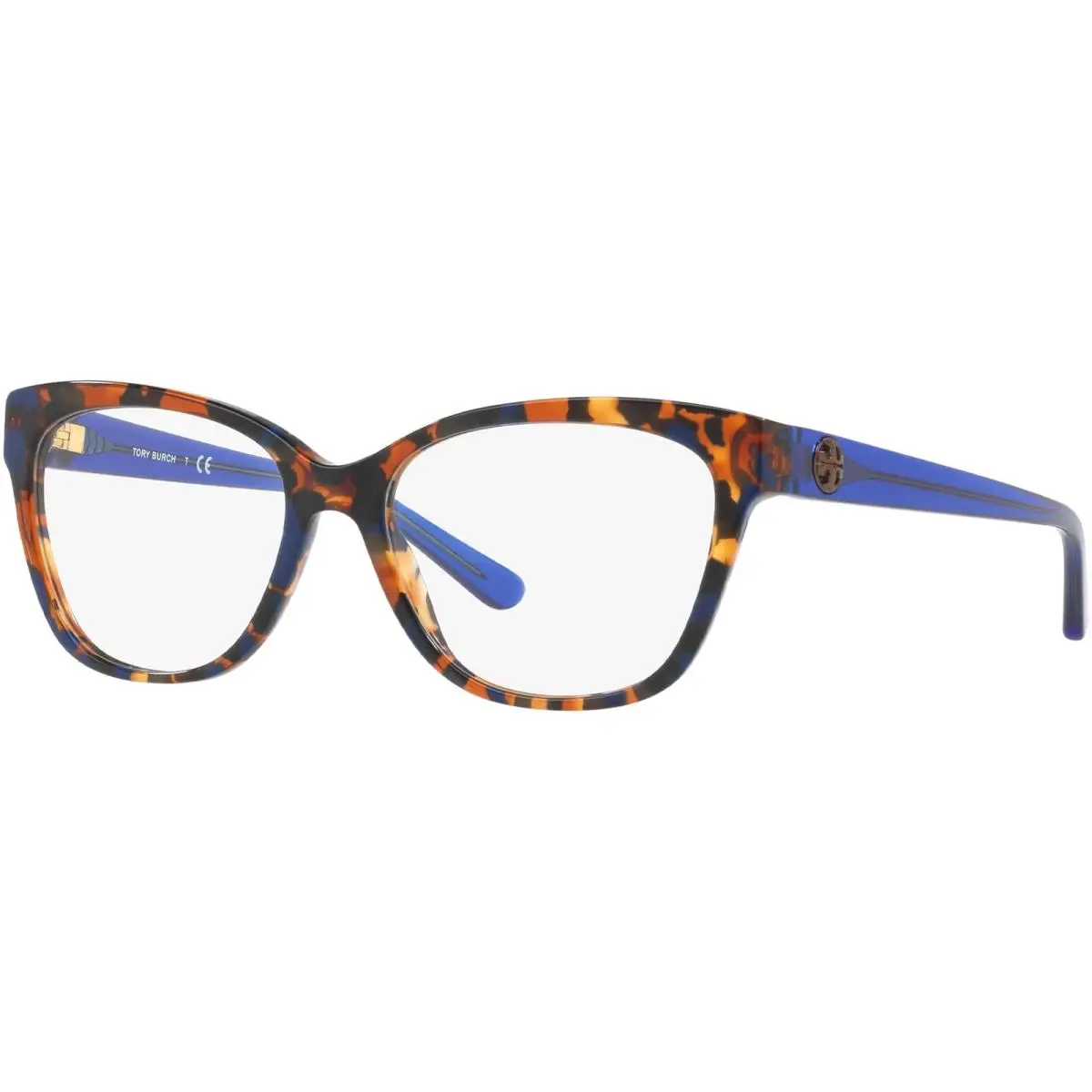 Tory Burch Women`s Blue Flake Tortoise Cat Eye Eyeglasses TY2079 1683 51