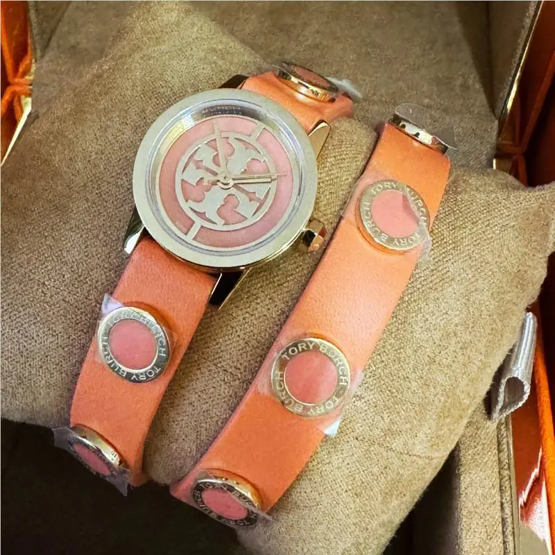 Tory Burch Reva Mini Women Watch Double Wrap Studded Watch TRB4013