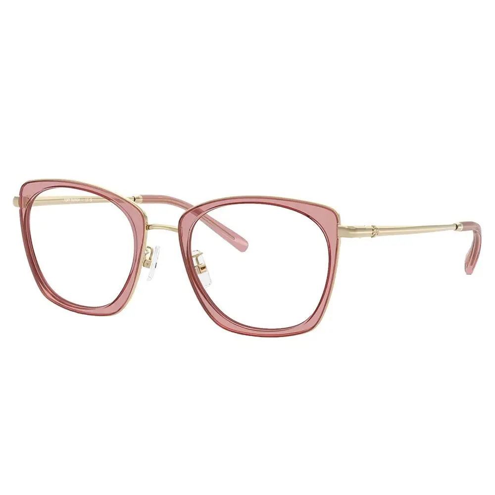 Tory Burch TY 1092 2021 Light Pink Metal Irregular Eyeglasses 51mm