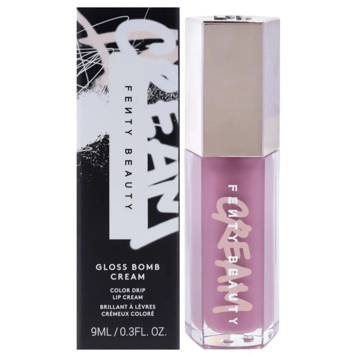 3 Pack  Gloss Bomb Cream Color Drip Lip Cream-01 Mauve Wives-0.3 oz by Fenty Beauty