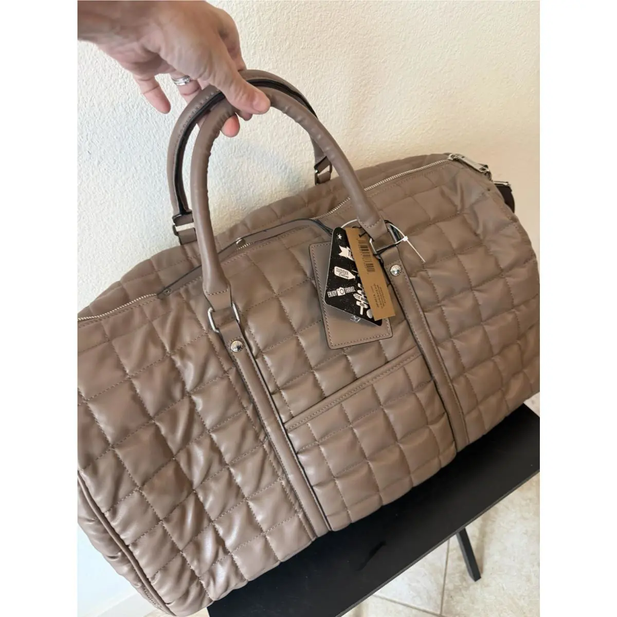 Steve Madden “bspeedy” Toupe Travel Bag Weekend Overnight Bag