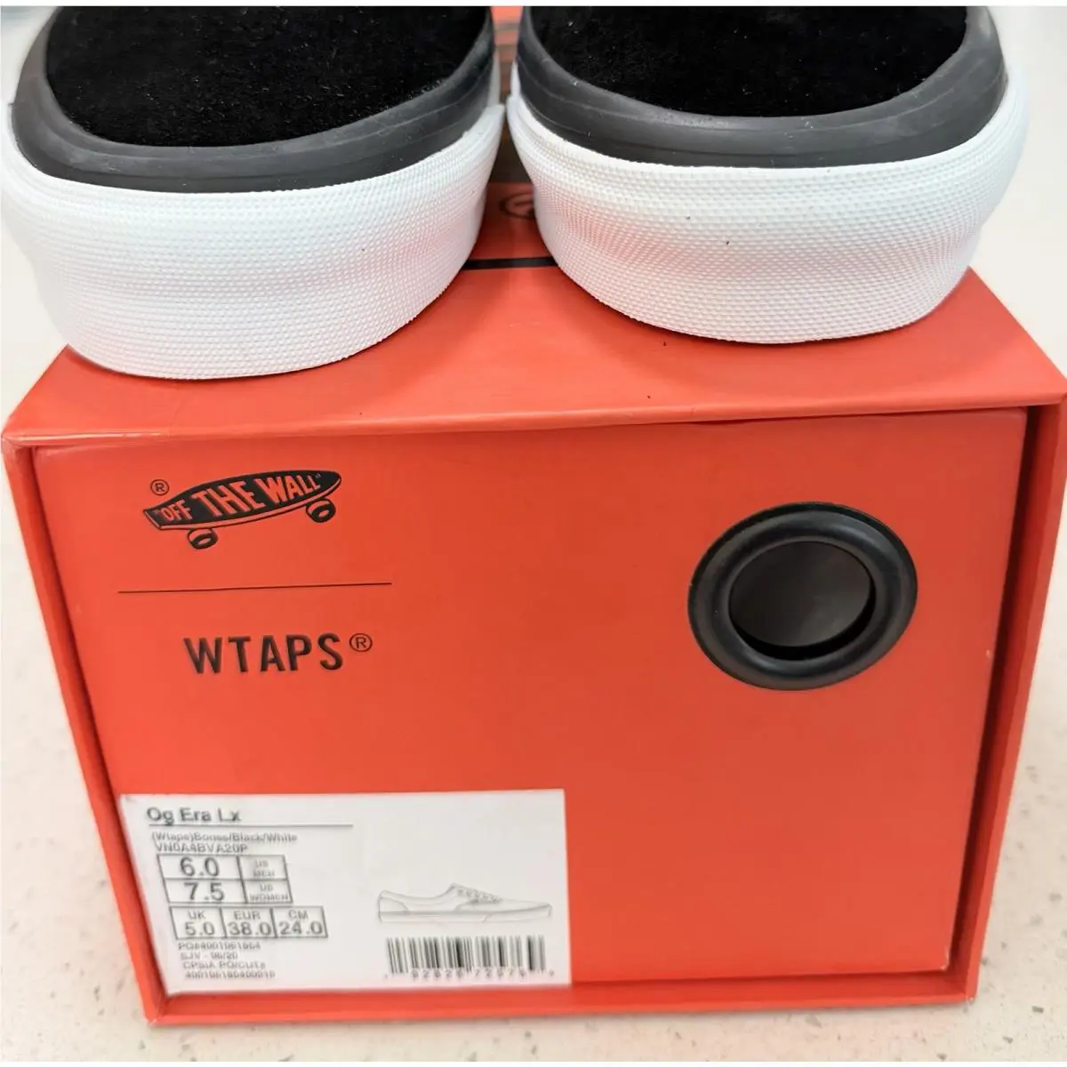 Vans shoes - VANS Og Era Lx - Era - VN0A4BVA20P - Bones/Black/White 3