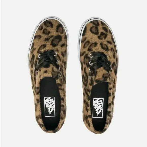 Vans shoes - VANS Authentic - Authentic - cheetah - Brown 0