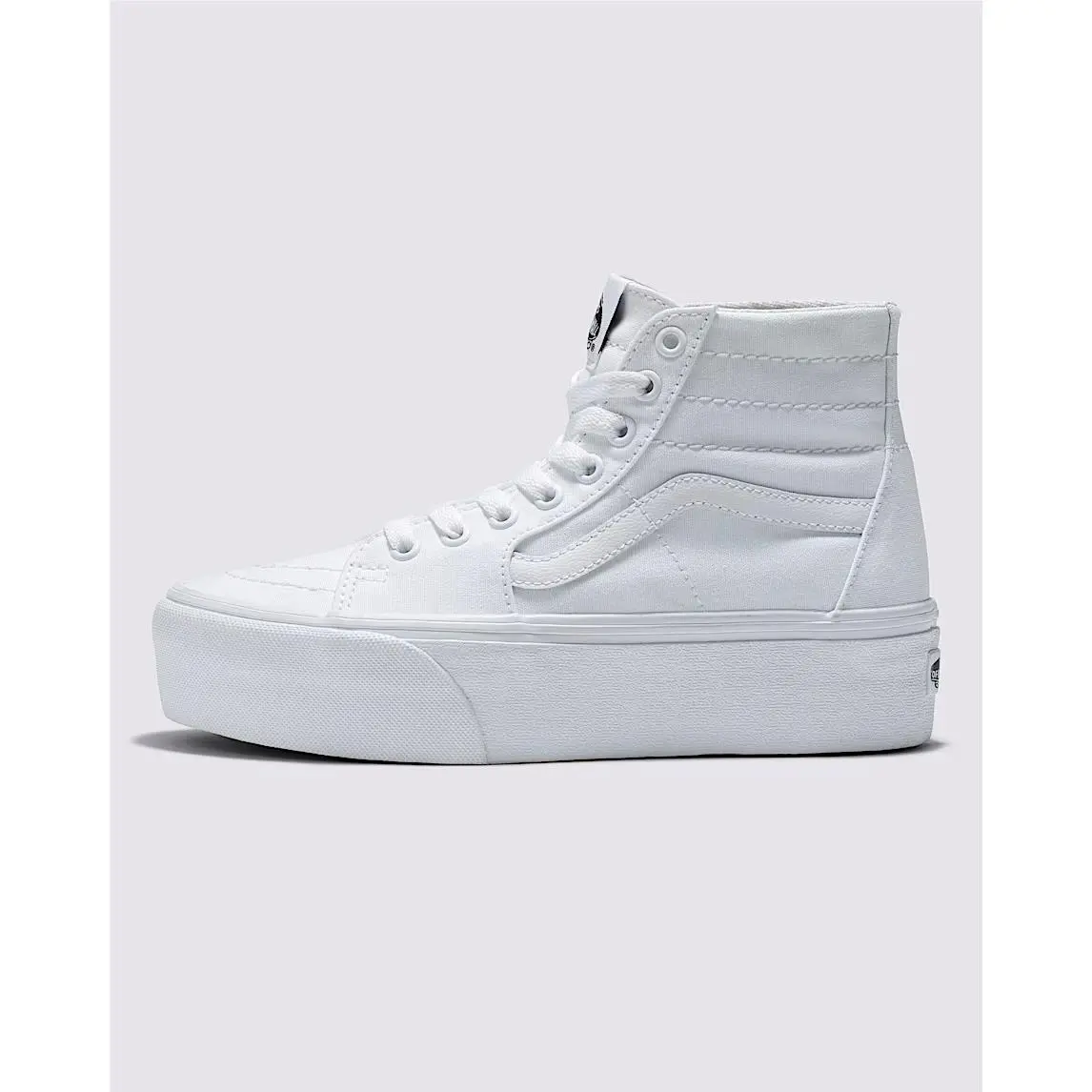 UA SK8-Hi Tapered Stackform Sneakers in True White Size 8 Men 9.5 Women by Vans