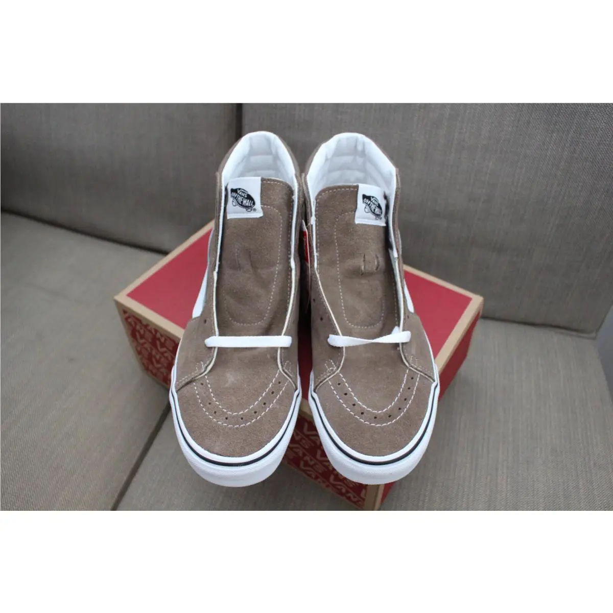 Vans shoes - VANS Sk8-Hi - Brown 1