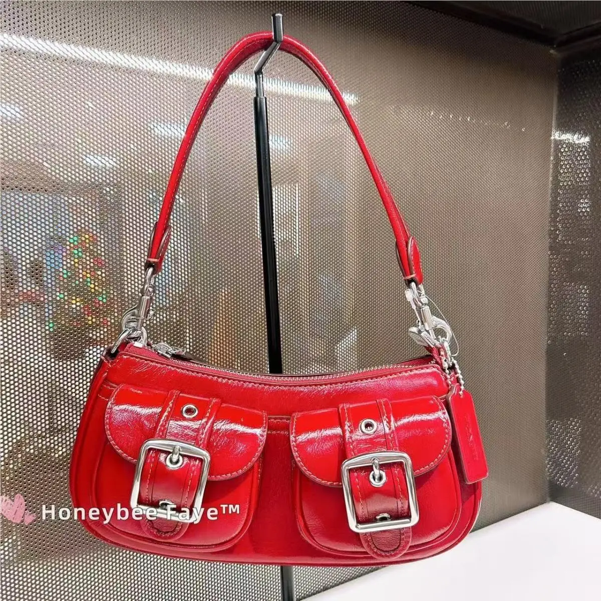 Coach Ashton Bag CBJ01 Dark Cardinal
