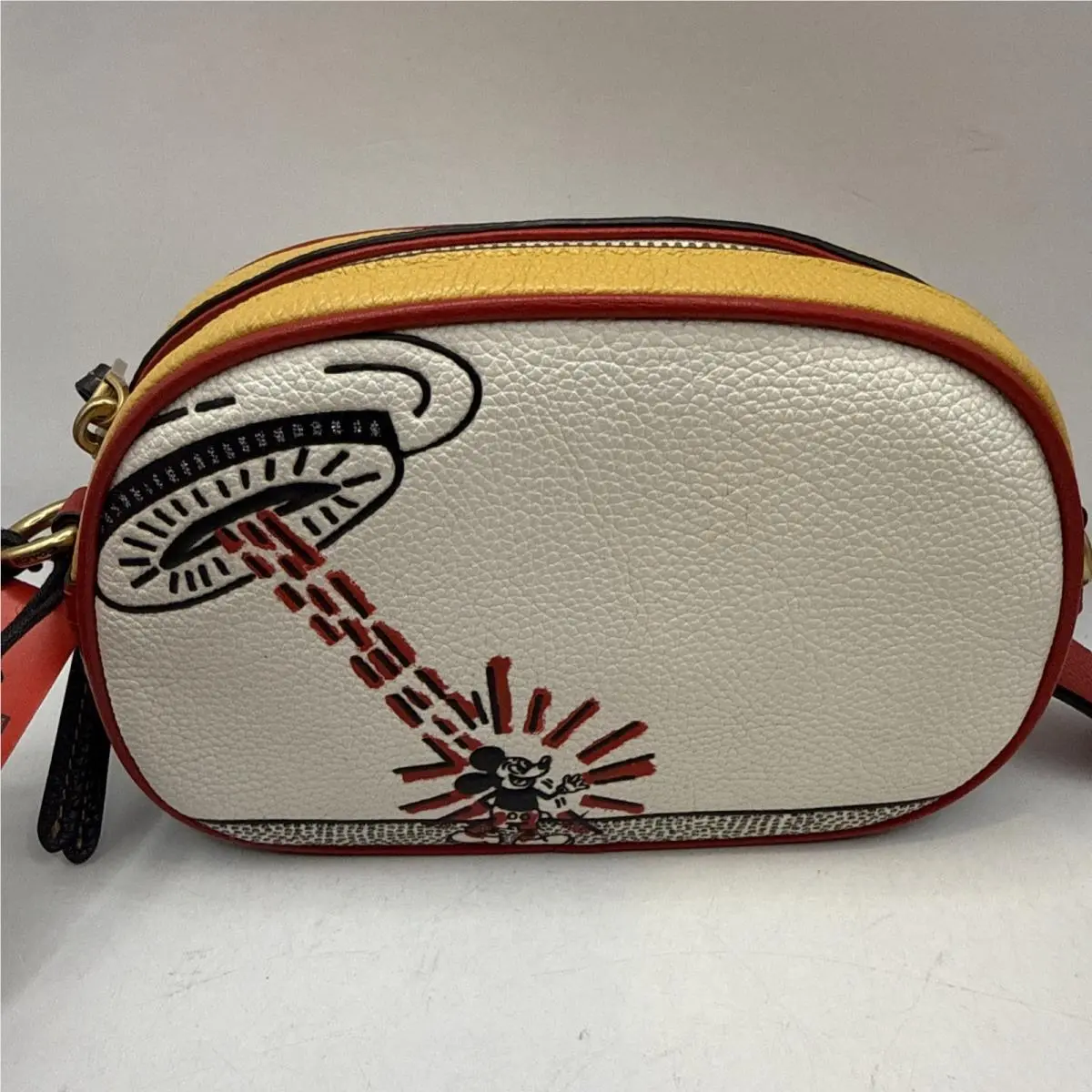 Coach X Disney Keith Haring Mickey Mouse Ufo Camera Crossbody Bag