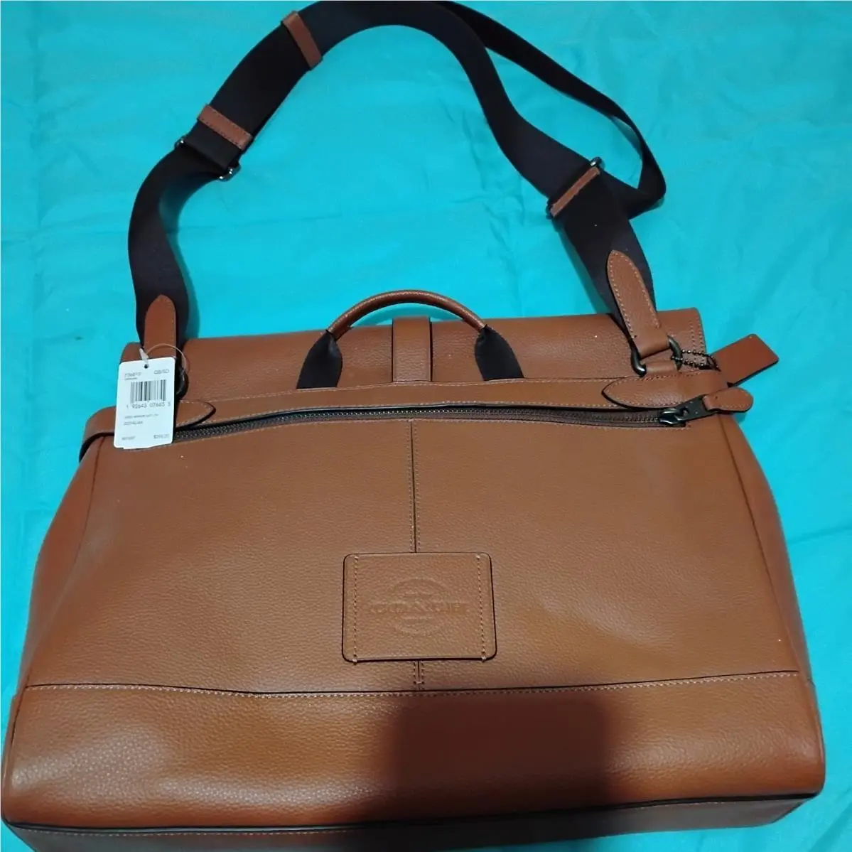 Coach Saddle Leather Messenger Bag
