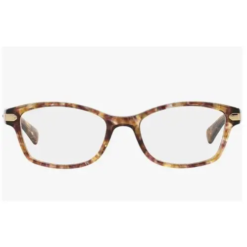 Coach HC6065 Eyewear Frames Light Brown Confetti Tortoise/demo Lens 49mm