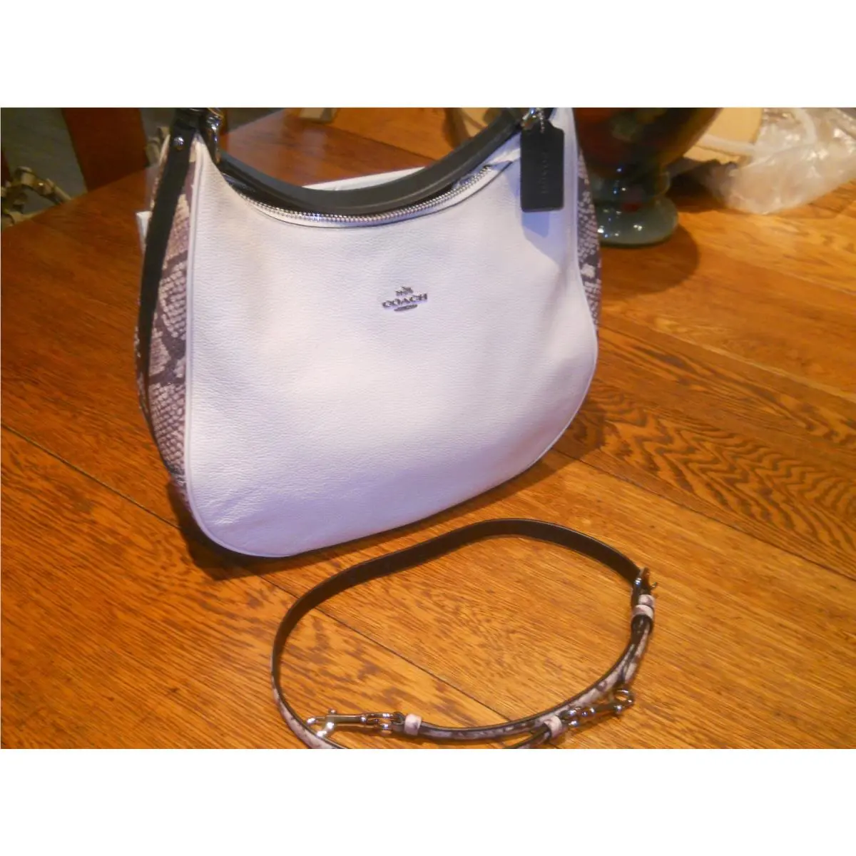 Coach Mixed Harley Hobo Shoulder Bag
