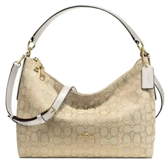 Coach F58284 Outline Signature East West Celeste Hobo Bag Purse Im/dqc