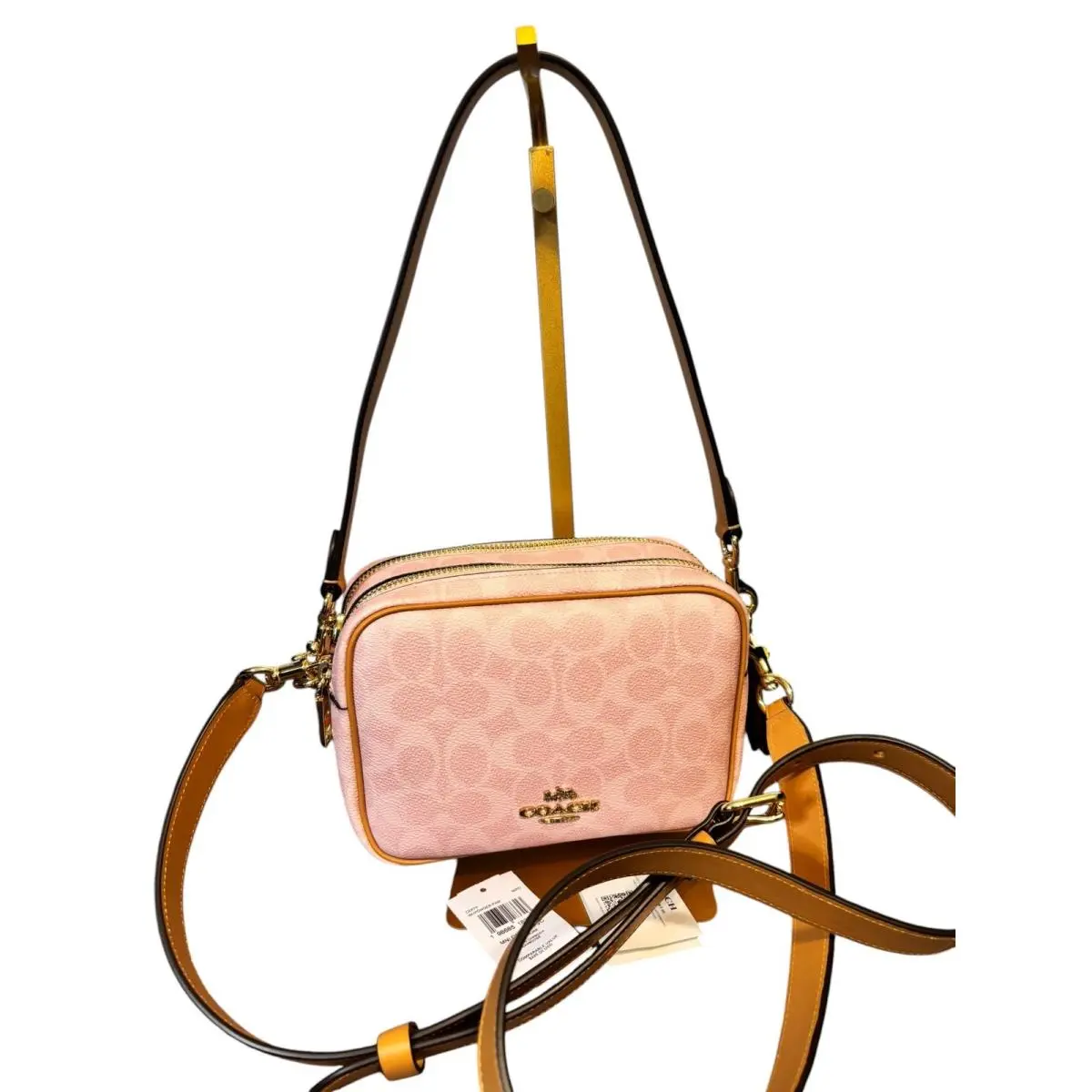 Coach Powder Pink Mini Carey Crossbody