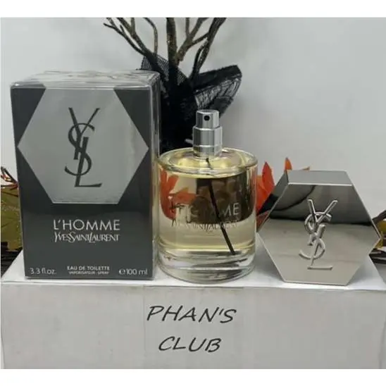 L`homme 3.3oz Eau de Toilette Woody Floral Musk Cologne by Yves Saint Laurent