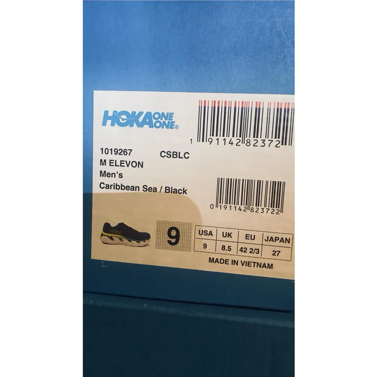Hoka shoes - Elevon - Elevon - 1019267 - Black (UPC: 191142823791) 9