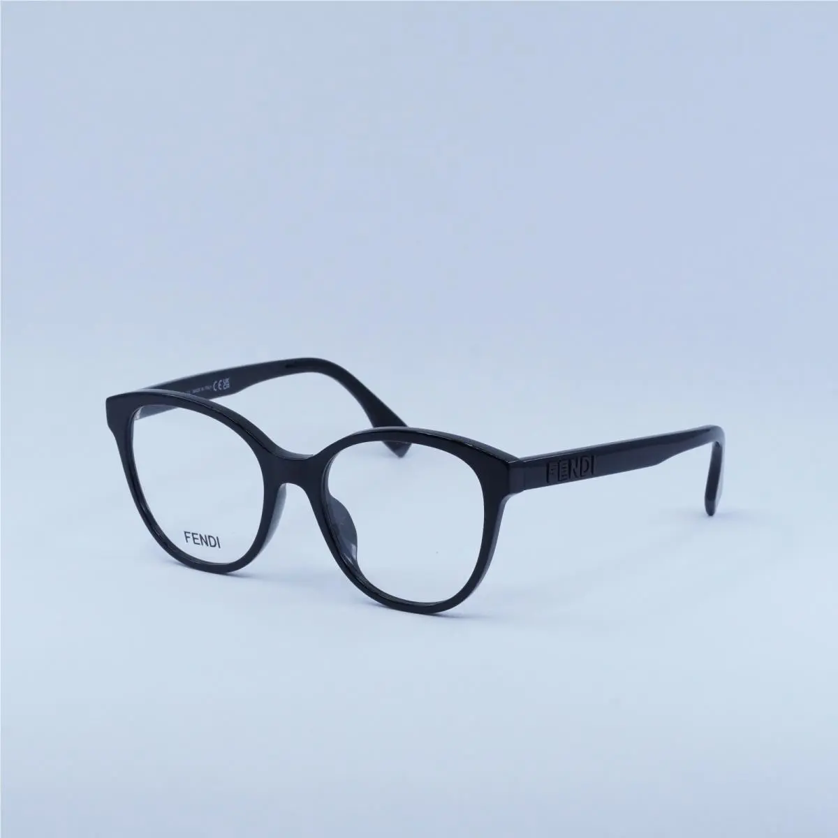 Fendi FE50024I 001 Shiny Black 52mm Eyeglasses