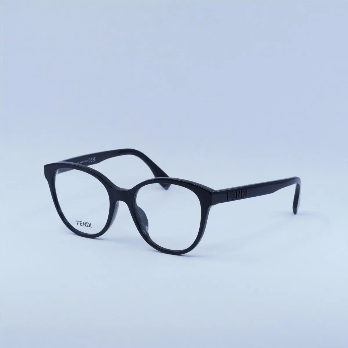 Fendi FE50024I 001 Shiny Black 52mm Eyeglasses